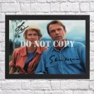 Jurassic Park Laura Dern Sam Neill Autographed Signed Print Photo Poster mo1514 A4 8.3x11.7""