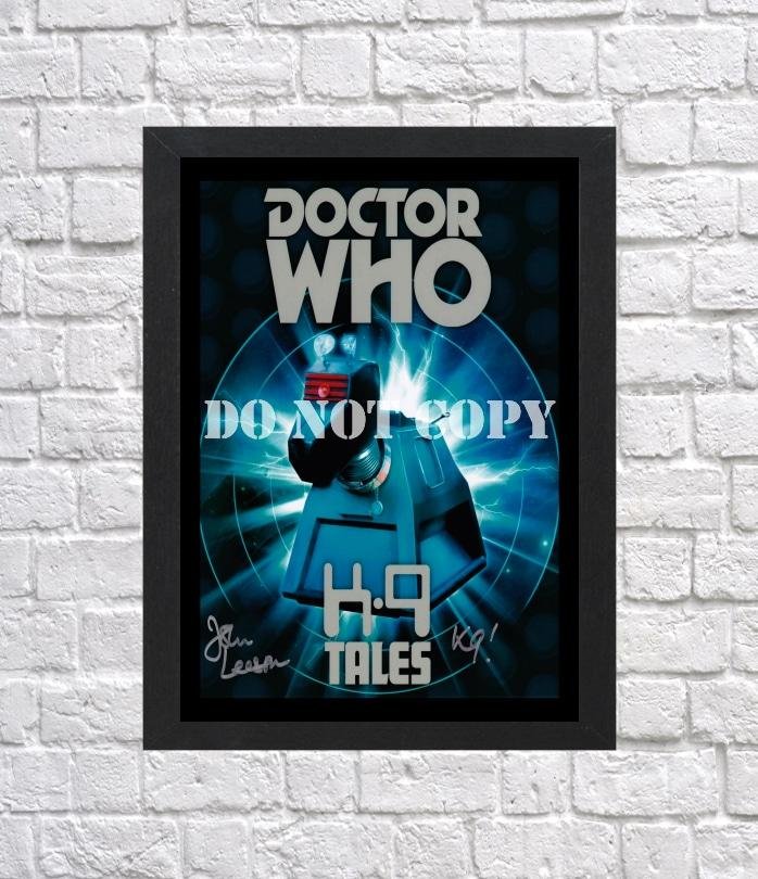 Doctor Dr Who John Leeson Autographed Signed Print Photo Poster 7 mo1473 A4 8.3x11.7""