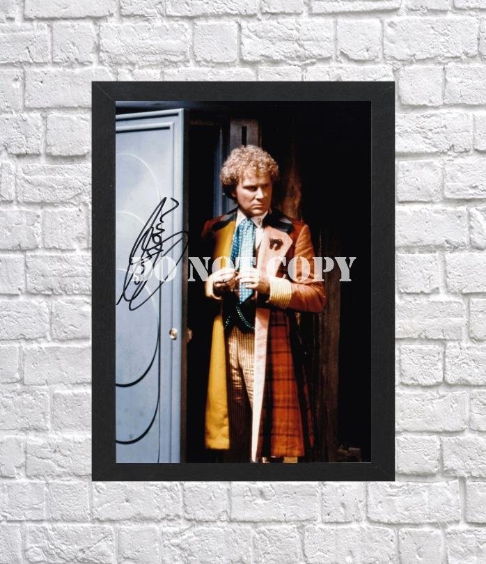 Doctor Dr Who Colin Baker Autographed Signed Print Photo Poster 2 mo1460 A4 8.3x11.7""