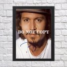 Johnny Depp Autographed Signed Print Photo Poster mo1455 A4 8.3x11.7""