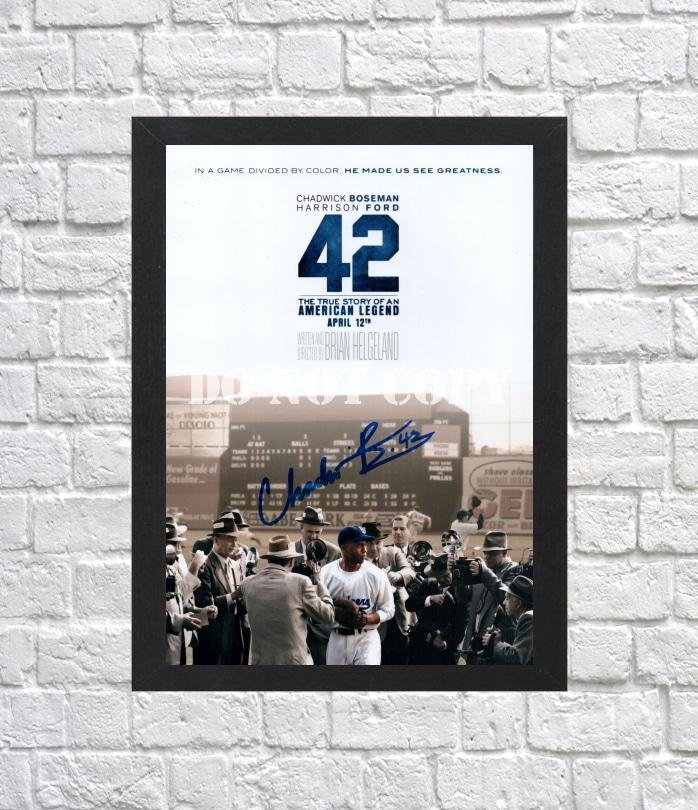Chadwick Boseman Autographed Signed Print Photo Poster 2 mo1444 A4 8.3x11.7""
