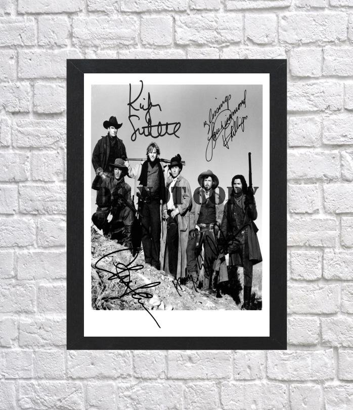 Young Guns Cast Autographed Signed Photo Poster 3 mo1370 A4 8.3x11.7""