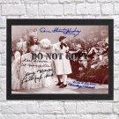 Wizard of Oz Cast Autographed Signed Photo Poster 2 mo1362 A4 8.3x11.7""