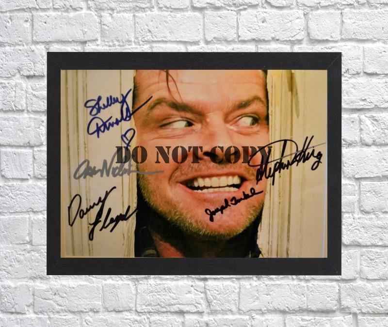 The Shinning Cast Autographed Signed Photo Poster mo1340 A4 8.3x11.7""