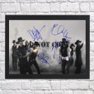 The Magnificent Seven Cast Autographed Signed Photo Poster mo1334 A4 8.3x11.7""