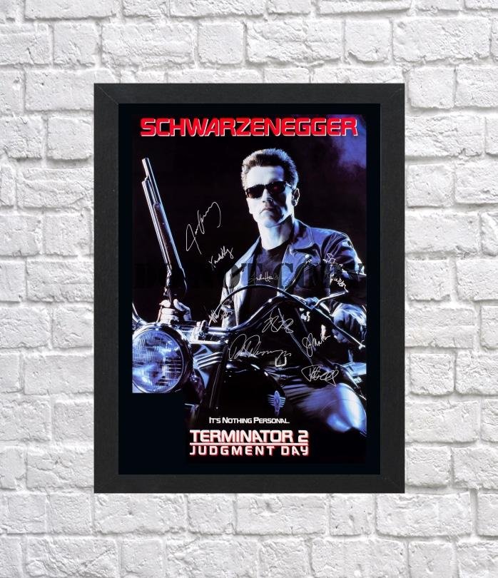 Terminator 2 Judgment Day Cast Autographed Signed Photo Poster mo1325 A4 8.3x11.7""