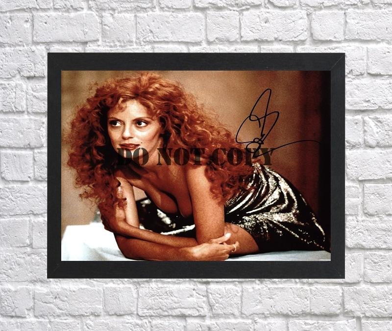 Susan Sarandon The Rocky Horror Picture Show Autographed Signed Photo Poster mo1318 A4 8.3x11.7""