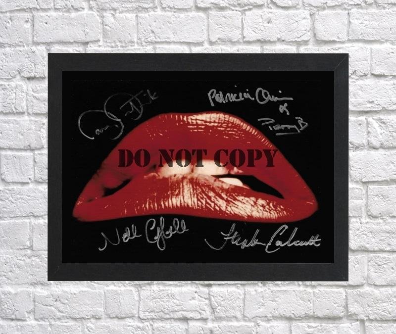 The Rocky Horror Picture Show Cast Autographed Signed Photo Poster 1 mo1276 A4 8.3x11.7""
