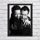 Robert Downey Jr Jude Law Autographed Signed Photo Poster 1 mo1274 A4 8.3x11.7""