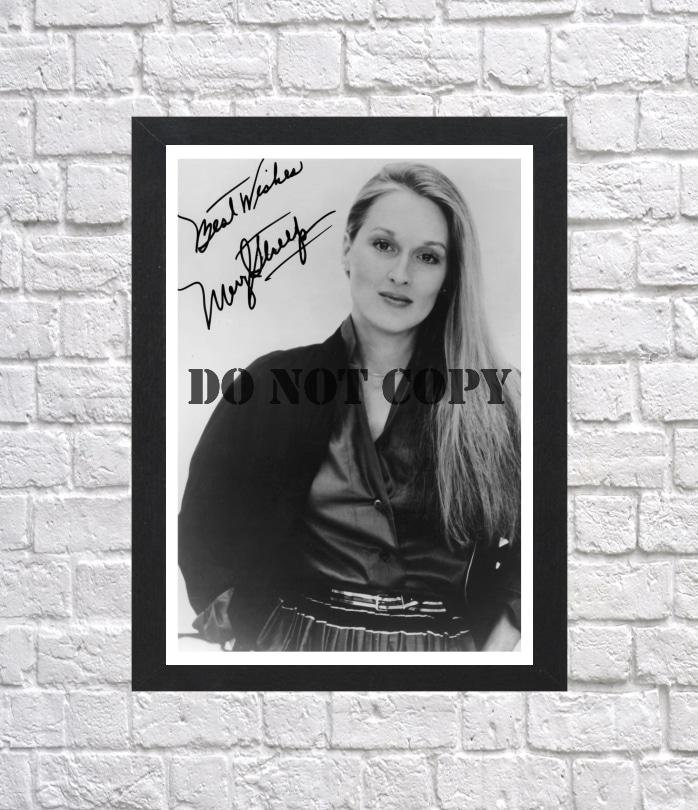 Meryl Streep Autographed Signed Photo Poster 2 mo1208 A4 8.3x11.7""
