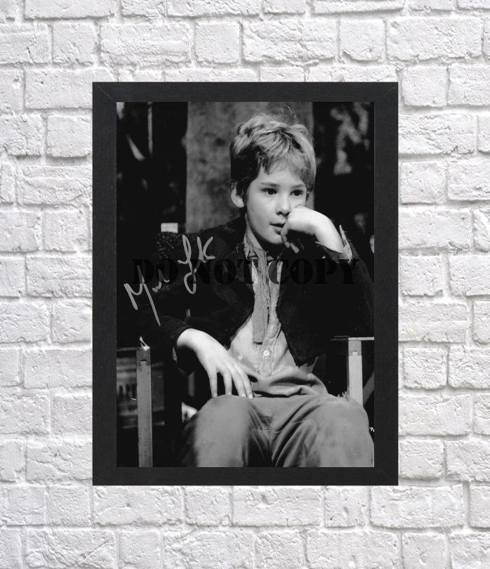 Mark Lester Oliver Autographed Signed Photo Poster 2 mo1199 A4 8.3x11.7""