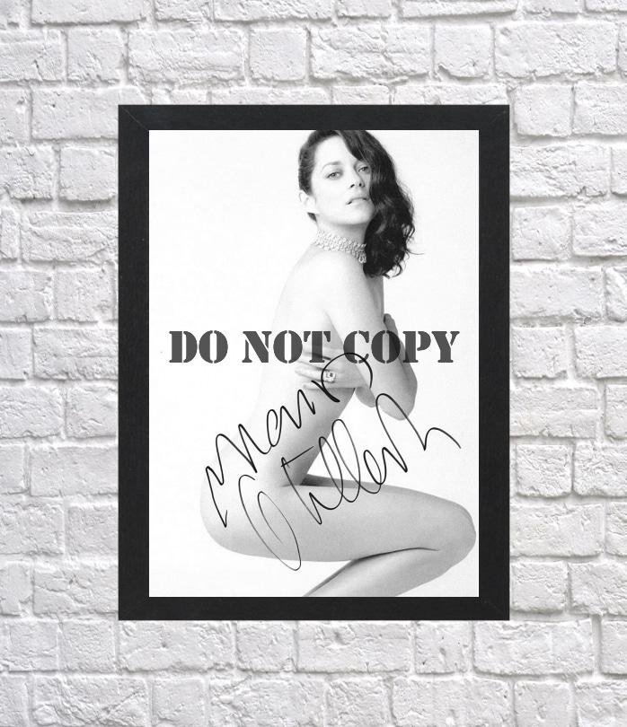 Marion Cotillard Autographed Signed Photo Poster 3 mo1195 A4 8.3x11.7""