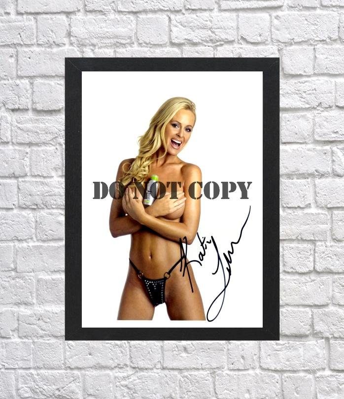 Katie Lohmann Autographed Signed Photo Poster mo1166 A4 8.3x11.7""