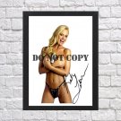Katie Lohmann Autographed Signed Photo Poster mo1166 A4 8.3x11.7""