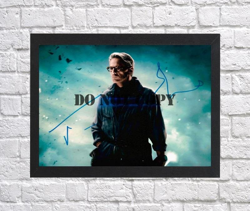 Jeremy Irons Autographed Signed Photo Poster mo1141 A4 8.3x11.7""