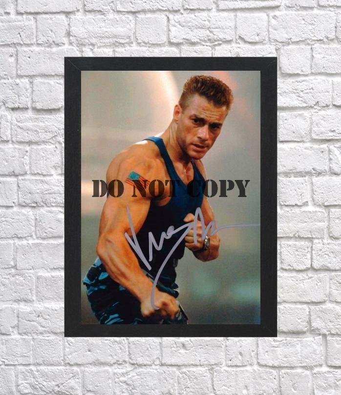Jean Claude Van Damme Autographed Signed Photo Poster 2 mo1125 A4 8.3x11.7""