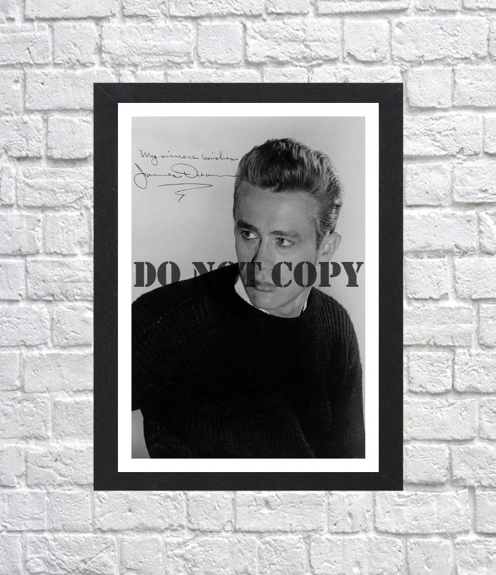 James Dean Autographed Signed Photo Poster mo1114 A4 8.3x11.7""