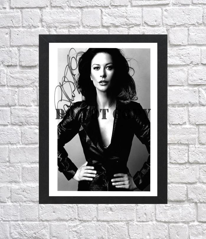 Catherine Zeta-Jones Autographed Signed Print Photo Poster 2 mo1067 A4 8.3x11.7""