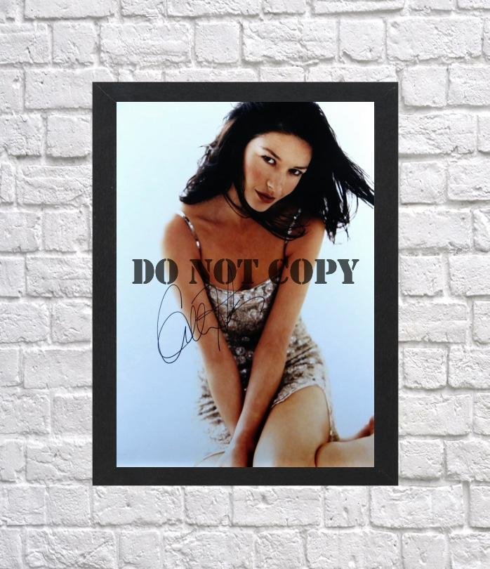 Catherine Zeta-Jones Autographed Signed Print Photo Poster 1 mo1066 A4 8.3x11.7""