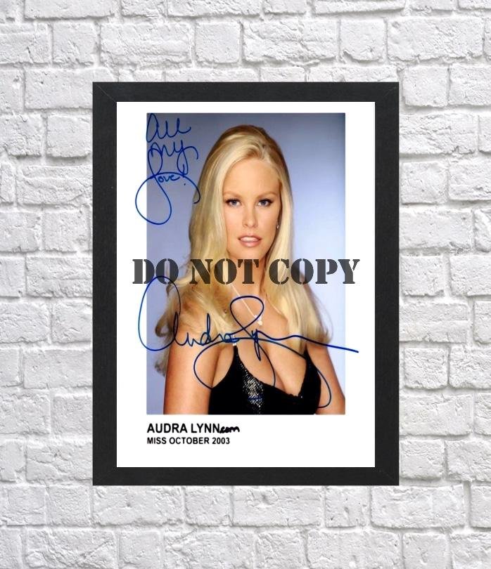 Audra Lynn Autographed Signed Print Photo Poster mo1058 A4 8.3x11.7""