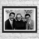 Janet Leigh Jerry Lewis Dean Martin Autographed Signed Print Photo Poster mo1050 A4 8.3x11.7""