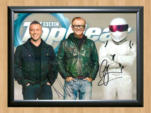 Top Gear Chris Evans Matt LeBlanc Signed Autographed Photo Poster tv961 A4 8.3x11.7""