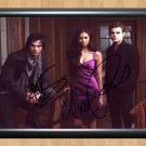The Vampire Diaries Cast Signed Autographed Photo Poster 2 tv955 A4 8.3x11.7""