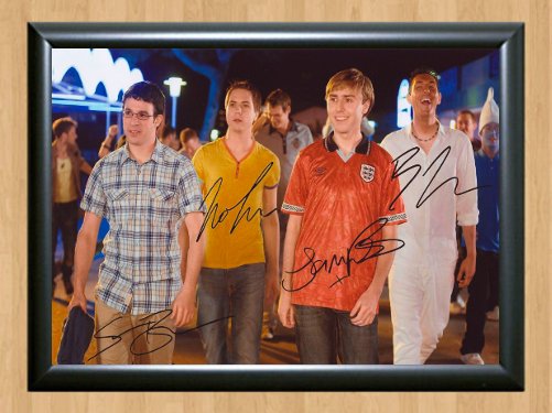 The Inbetweeners Cast Signed Autographed Photo Poster 3 tv947 A4 8.3x11.7""