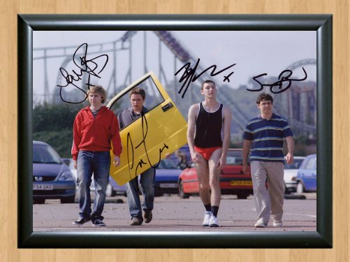The Inbetweeners Cast Signed Autographed Photo Poster 1 tv945 A4 8.3x11.7""
