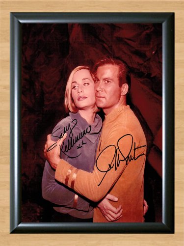 Sally Kellerman William Shatner Star Trek Signed Autographed Photo Poster tv932 A4 8.3x11.7""