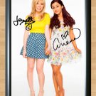 Jennette McCurdy Ariana Grande Sam and Cat Signed Autographed Photo Poster 3 tv922 A4 8.3x11.7""
