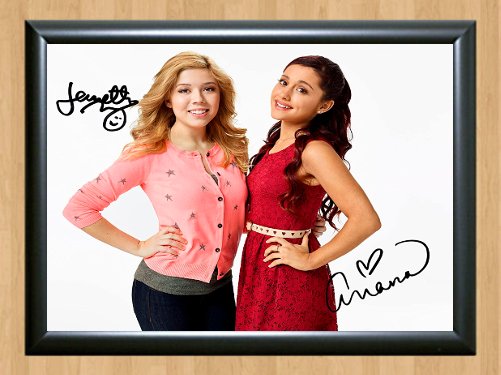 Jennette Mccurdy Ariana Grande Sam And Cat Signed Autographed Photo Poster 2 Tv920 A4 83x117 