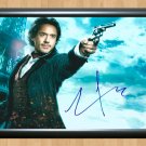 Robert Downey Jr Sherlock Signed Autographed Photo Poster 1 tv915 A4 8.3x11.7""