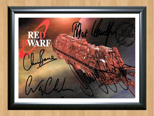 Red Dwarf Cast Signed Autographed Photo Poster 1 tv910 A4 8.3x11.7""