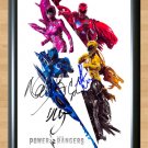 Power Rangers Cast Signed Autographed Photo Poster tv904 A4 8.3x11.7""