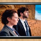 Olivia Colman Broadchurch Signed Autographed Photo Poster tv886 A4 8.3x11.7""
