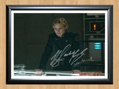Katee Sackhoff BSG Signed Autographed Photo Poster 2 tv841 A4 8.3x11.7""