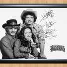 Dukes of Hazzard Cast Signed Autographed Photo Poster tv833 A4 8.3x11.7""