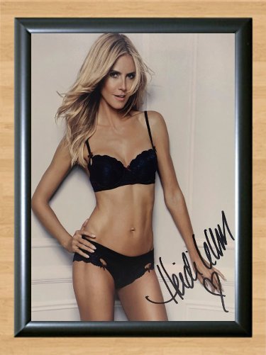 Heidi Klum Signed Autographed Photo Poster 1 tv800 A4 8.3x11.7""