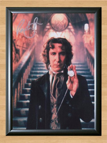 Paul McGann Eight Dr Who Signed Autographed Photo Poster tv586 A4 8.3x11.7""