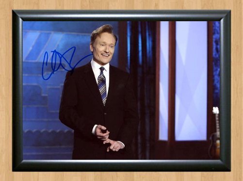 Conan O'Brien Late Night Signed Autographed Photo Poster 2 tv561 A4 8.3x11.7""