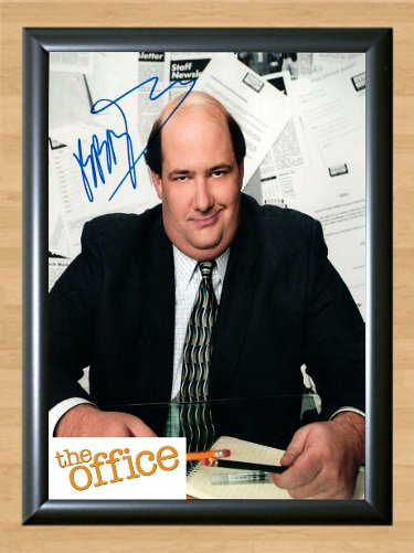 The Office Brian Baumgartner Signed Autographed Photo Poster tv535 A4 8.3x11.7""