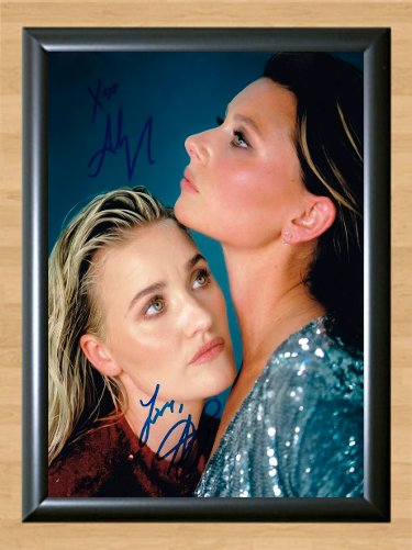 Aly n AJ Michalka Signed Autographed Photo Poster 1 tv510 A4 8.3x11.7""