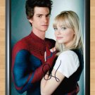 Emma Stone Spiderman Signed Autographed Photo Poster Memorabilia mo1027 A4 8.3x11.7""