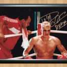 Dolph Lundgren Rocky IV Signed Autographed Photo Poster Memorabilia 1 mo1015 A4 8.3x11.7""