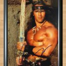 Arnold Schwarzenegger Conan the Barbarian Signed Autographed Photo Poster 3 mo1010 A4 8.3x11.7""