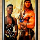 Arnold Schwarzenegger Grace Jones Conan the Barbarian Signed Autographed Photo Poster mo1009 A4 8.3x