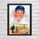Ted Williams Signed Autographed Photo Poster 4 bas73 A3 11.7x16.5""