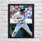 Carney Lansford Signed Autographed Photo Poster bas32 A3 11.7x16.5""