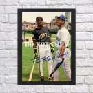 Barry bonds Ken Griffey Jr Signed Autographed Photo Poster bas26 A3 11.7x16.5""